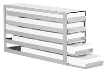 racks for cryoboxes in upright freezers comfort rack sliding shelf