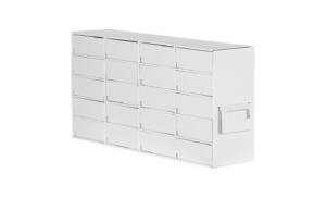Cardboard racks for upright freezers