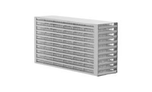 Freezer rack with sliding shelves for MTP 25 mm front