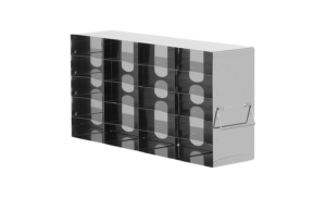 Standard racks for upright freezers without cryoboxes